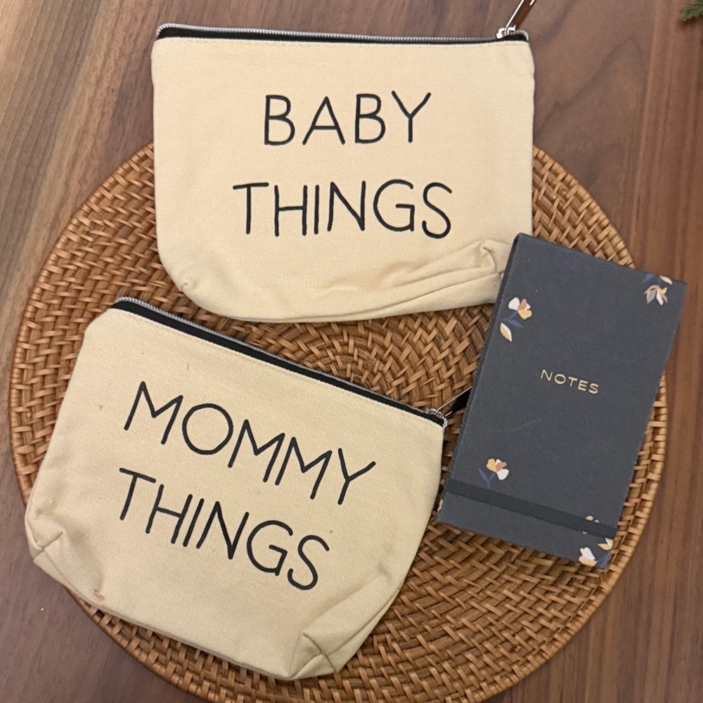 Mommy Pouches Set with Notebook